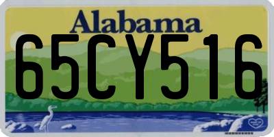 AL license plate 65CY516