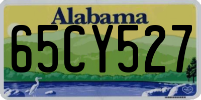 AL license plate 65CY527
