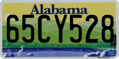 AL license plate 65CY528