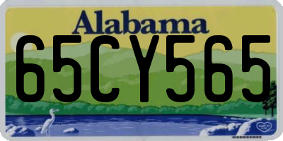 AL license plate 65CY565