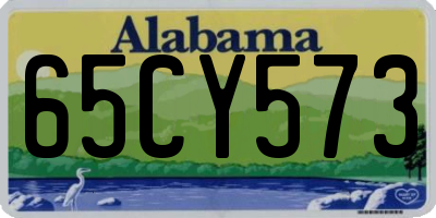 AL license plate 65CY573