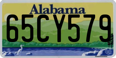 AL license plate 65CY579