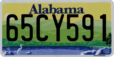 AL license plate 65CY591