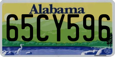 AL license plate 65CY596