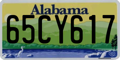 AL license plate 65CY617