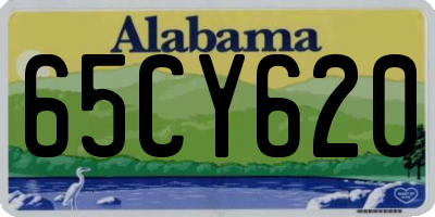 AL license plate 65CY620