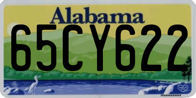 AL license plate 65CY622