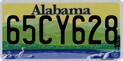 AL license plate 65CY628