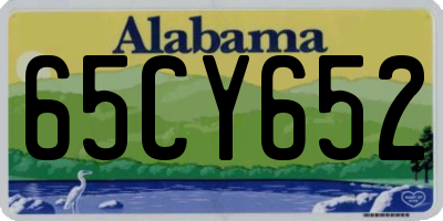 AL license plate 65CY652