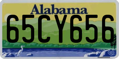 AL license plate 65CY656