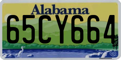 AL license plate 65CY664