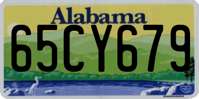 AL license plate 65CY679