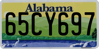 AL license plate 65CY697