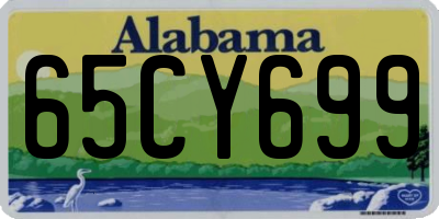 AL license plate 65CY699