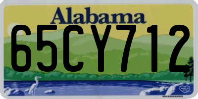 AL license plate 65CY712