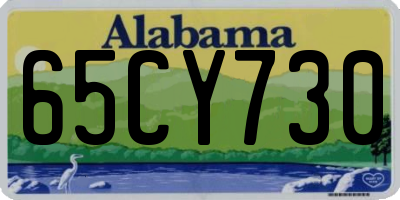 AL license plate 65CY730