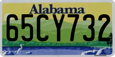 AL license plate 65CY732