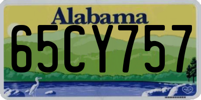 AL license plate 65CY757