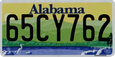 AL license plate 65CY762