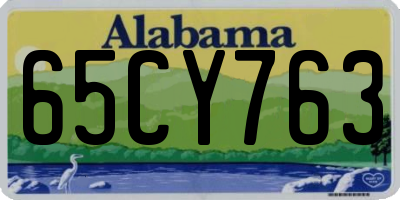 AL license plate 65CY763