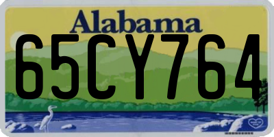AL license plate 65CY764