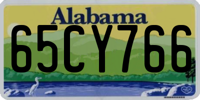 AL license plate 65CY766
