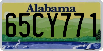 AL license plate 65CY771
