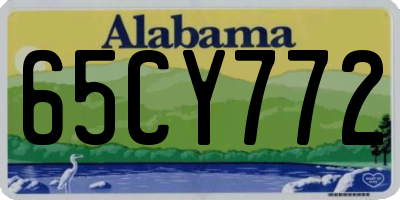 AL license plate 65CY772