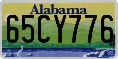 AL license plate 65CY776