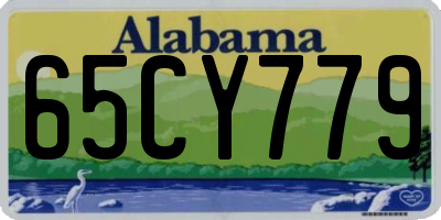 AL license plate 65CY779