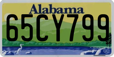 AL license plate 65CY799