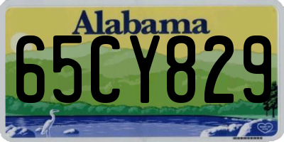 AL license plate 65CY829