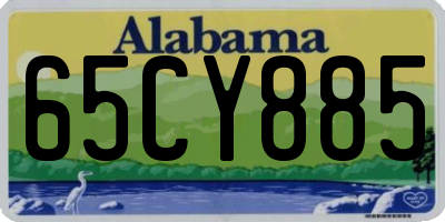 AL license plate 65CY885