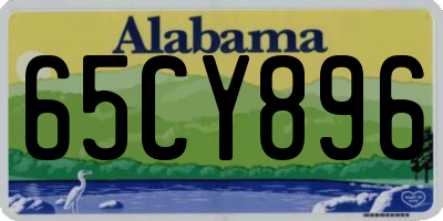 AL license plate 65CY896