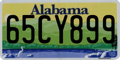 AL license plate 65CY899