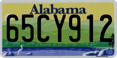 AL license plate 65CY912