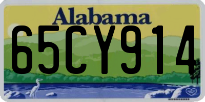 AL license plate 65CY914