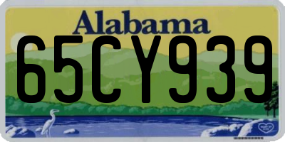 AL license plate 65CY939