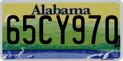 AL license plate 65CY970