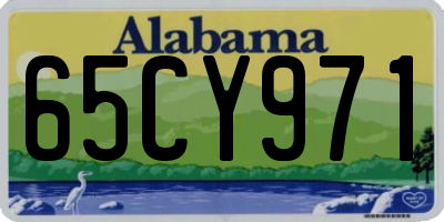 AL license plate 65CY971