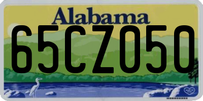 AL license plate 65CZ050