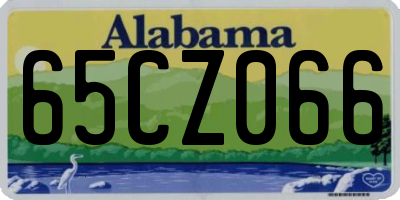 AL license plate 65CZ066
