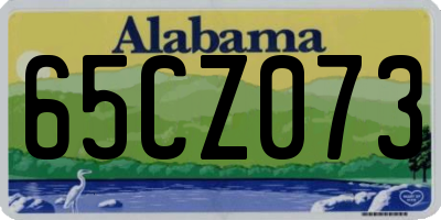 AL license plate 65CZ073