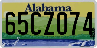 AL license plate 65CZ074