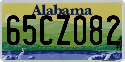 AL license plate 65CZ082