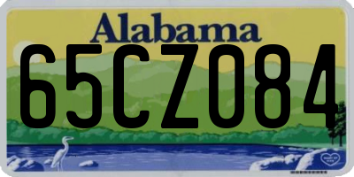 AL license plate 65CZ084
