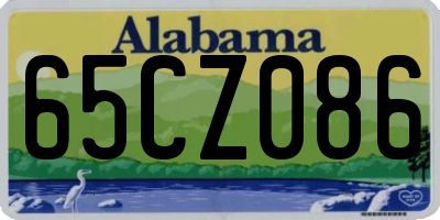 AL license plate 65CZ086