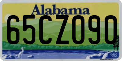 AL license plate 65CZ090