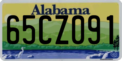 AL license plate 65CZ091