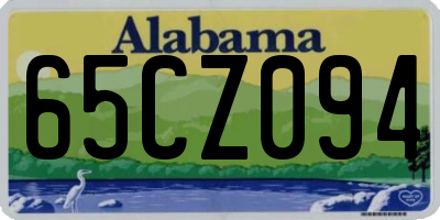 AL license plate 65CZ094